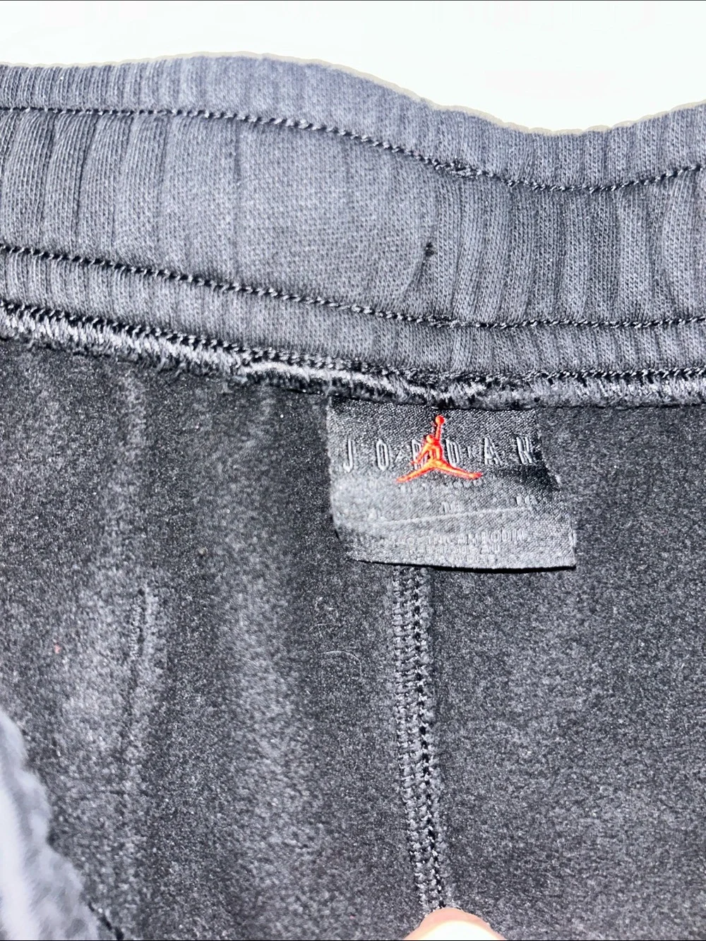 Jordan’s Black Men's Athletic Drawstring Shorts
